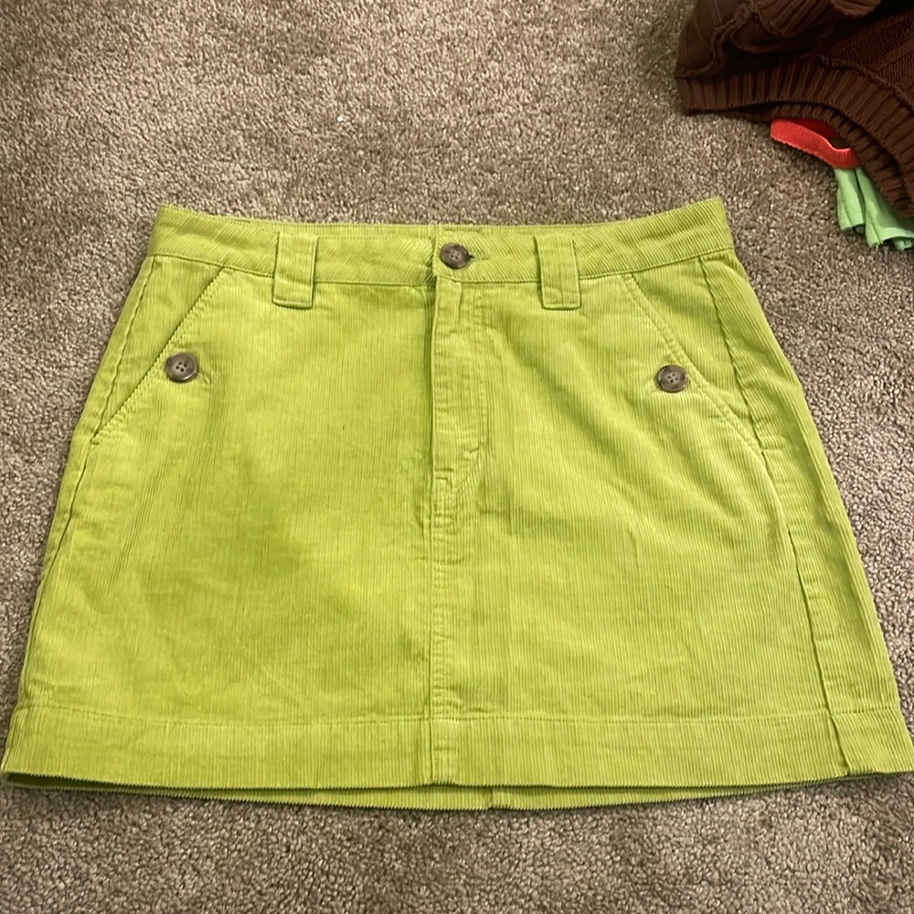 Wild Fable brat green mini skirt